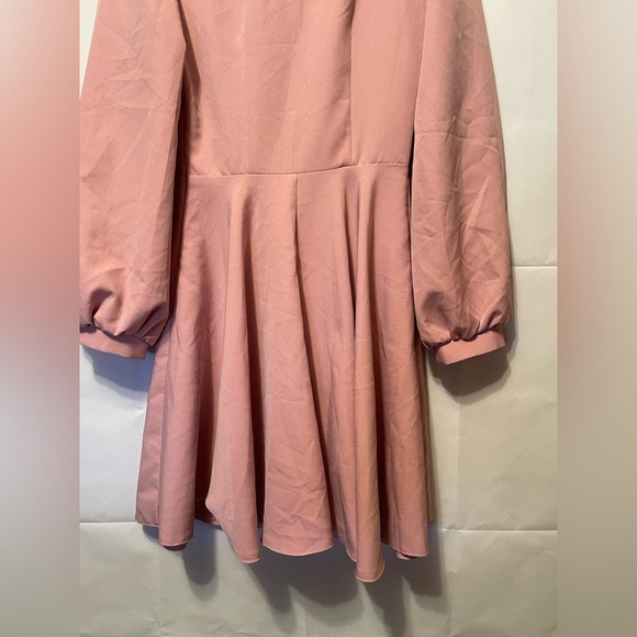 Alvina Mauve high low Dress - Picture 4 of 6